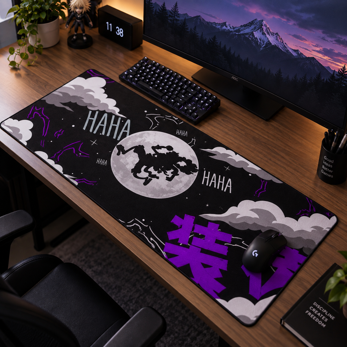 One Piece Inspired Gaming Mouse Pad – XXL Desk Mat | 3mm Anti-Skid Base