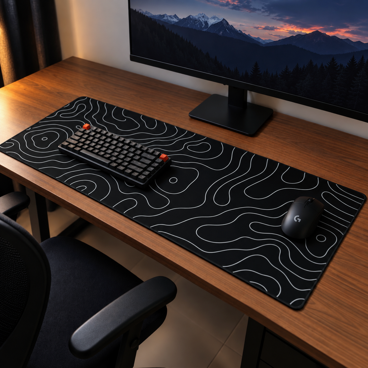 Premium Gaming Mouse Pad – XXL Desk Mat | Anti-Skid Rubber Base